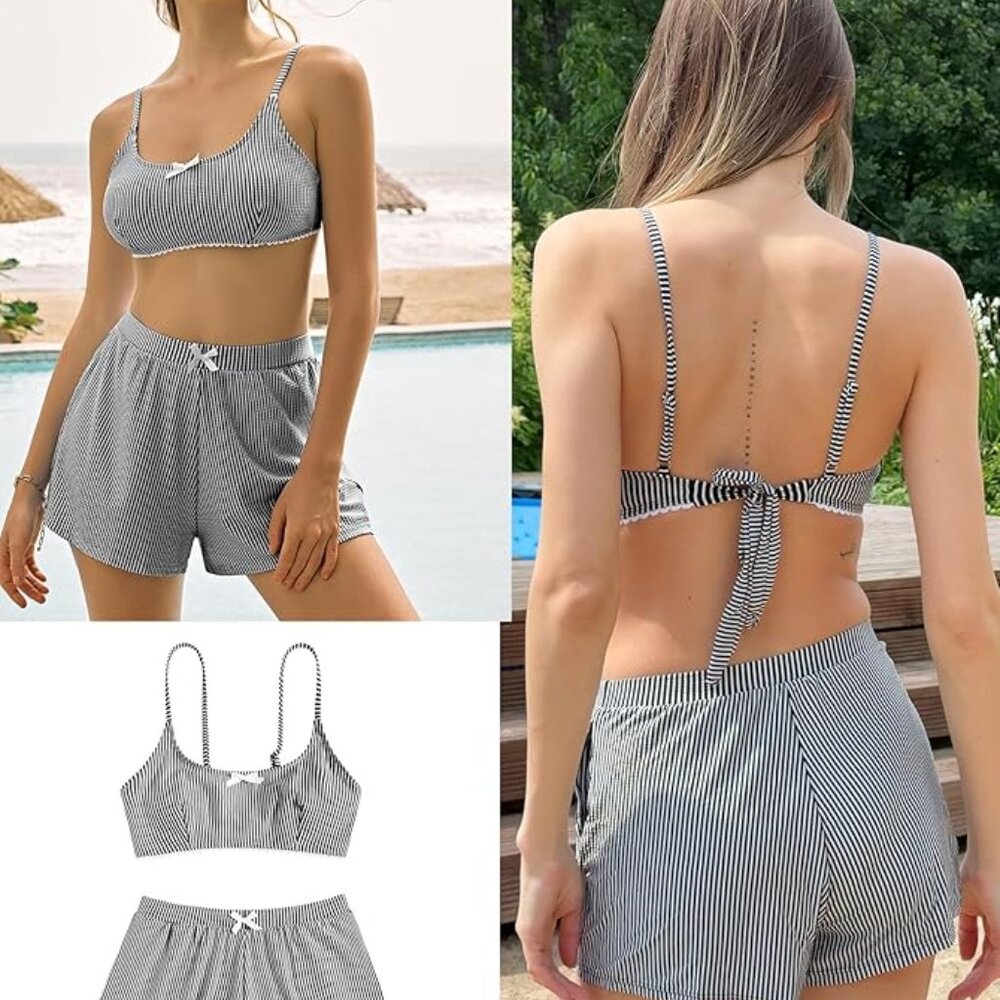 ZAFUL Womens Two Piece Swimsuits with Shorts